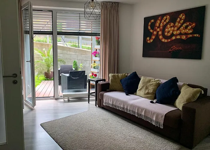 Jezerni S Terasou A Saunou V Lakepark Apartament *